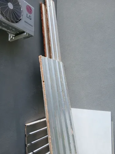 Telha sanduiche recortes