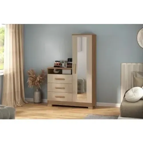 Roup Comoda Caxias 1030 C/ Esp 490 - Acacia Mad/reflecta