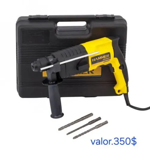 Martelete perfurador 650w Hammer 220v ou 110v com kit brocas 