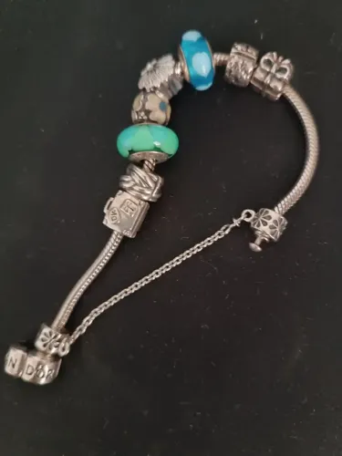 Pulseira Pandora Prata Original Completa
