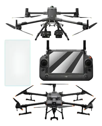 1 Película Protetora para Controle RcPlus ou Mavic4Pro Rc2Pro Drones Dji Agras Agricultura