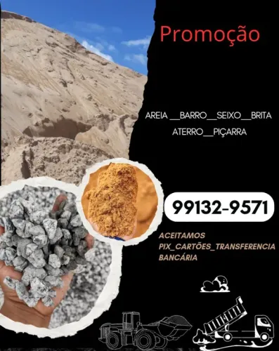 Brita Areia Barro Seixo fone *
