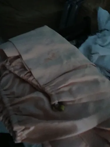 Cortinas cetim e forro  4 peça