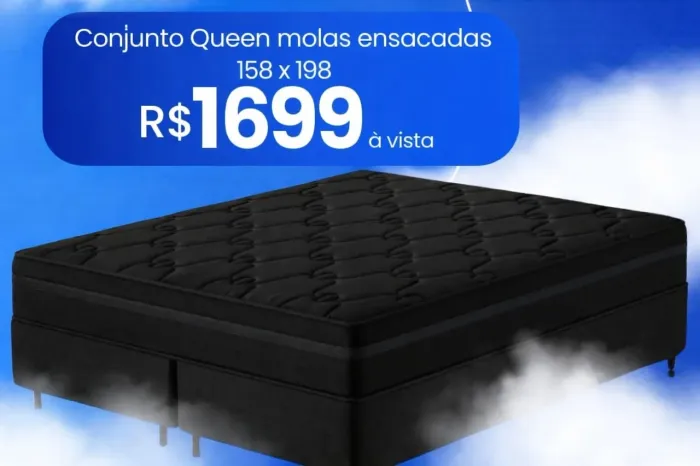Box Queen em molas ensacadas