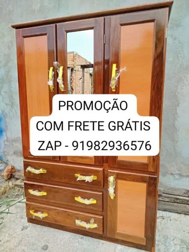 GUARDA - ROUPA DE SOLTEIRO NOVO FRETE GRÁTIS!
