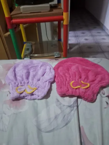 Touca de cabelo pos banho de micro fibra 