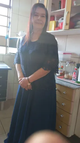 $80,00, vestido ? azul XG FESTA