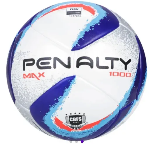 Vendo Bola de Futsal Penalty Max 1000 XXIV - Branco+Azul