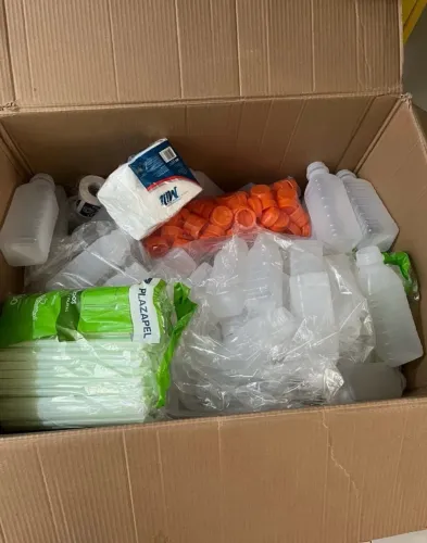 Kit para açaí/suco na garrafa