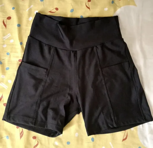 Shorts de Academia Preto Feminino