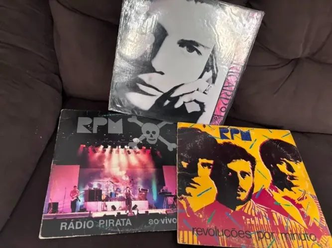 LP Disco de Vinil RPM - Revoluções por Minuto e Paulo Ricardo