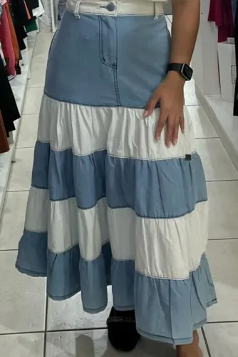 Saia jeans