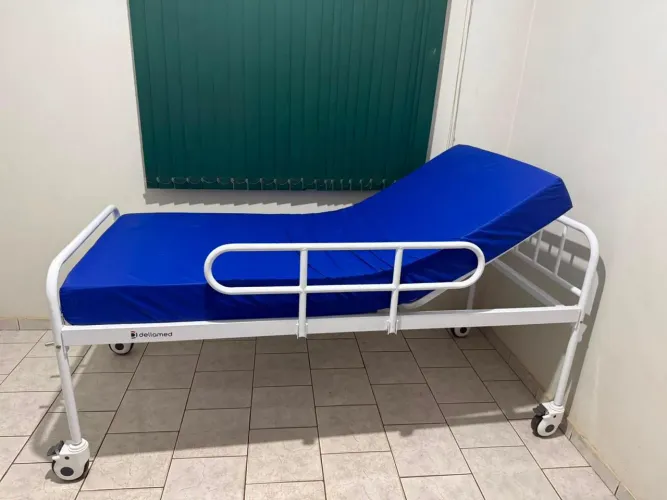 Cama Hospitalar Manual Dellamed DX2 - Completa com Colchão