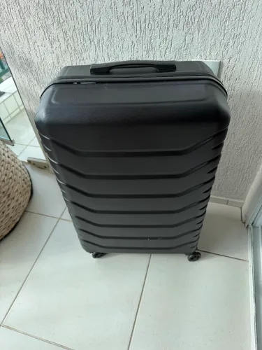 Mala Rígida Preta Média 