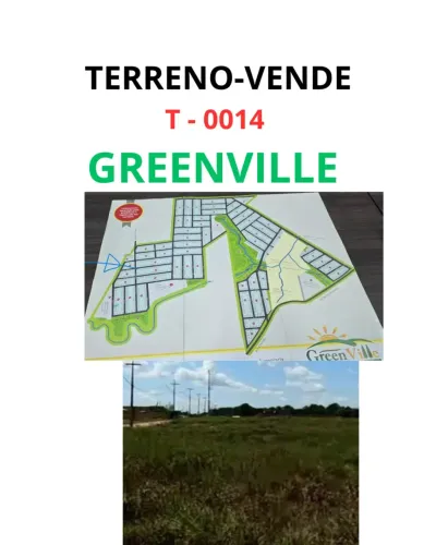 TERRENO-VENDE - T - 0014 - GREENVILLE