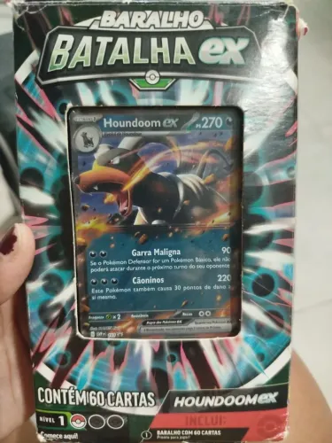 BARALHO BATALHA EX (POKÉMON) COM 60 CARTAS
