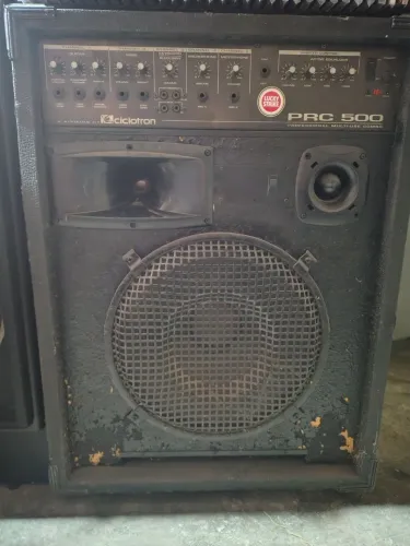 Caixa de som amplificada whattsom prc 500