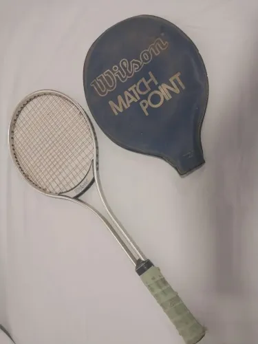 WILSON MATCH POINT VINTAGE - RAQUETE RARÍSSIMA + CAPA ORIGINAL