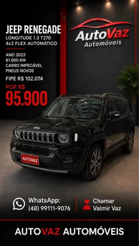 Jeep Renegade Long. T270 1.3 TB 4X2 Flex Aut. 2023