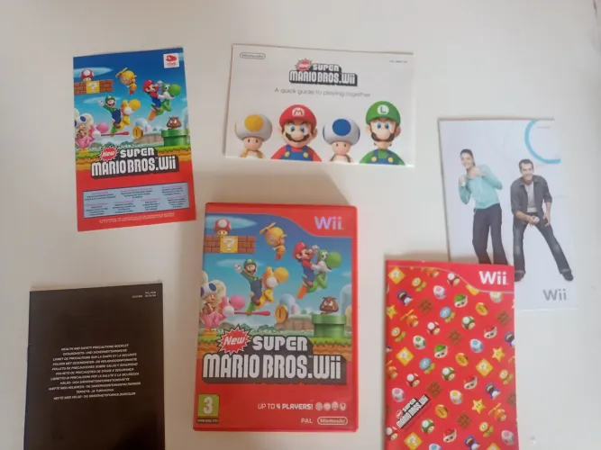 New super Mario Bros Wii europeu