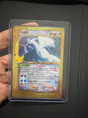 Carta Pokémon LUGIA 30 anos
