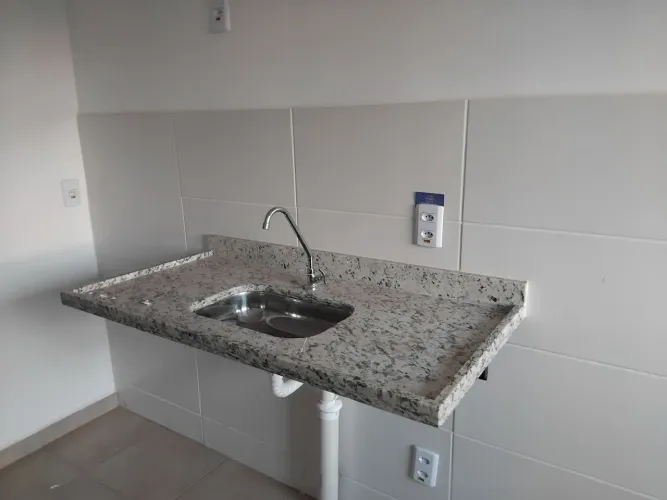 Pia cozinha Pedra amarelo Icaraí 