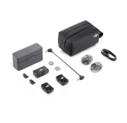 Microfone Dji Mic 2 (2tx Microfone + 1rx Receptor + 1 Case)