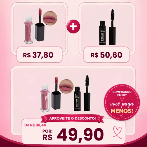 Kit Minis Quem Disse, Berenice? (batom + máscara de cílios)