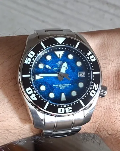 ADDIESDIVE MECÂNICO AUTOMÁTICO MERGULHO MODELO TUBARÃO AD2102