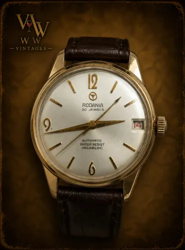 Relógio vintage Rodania suíço 