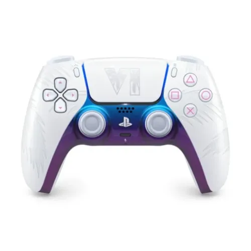 Controle Sem Fio Sony DualSense, PS5, Edição Limitada Grand Theft Auto VI, Branco