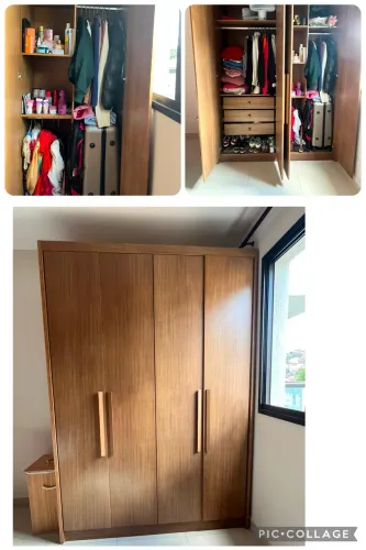 Guarda roupas 4 portas MDF