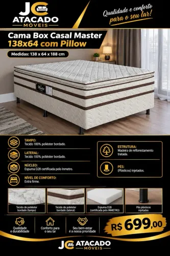Cama Box Casal Master