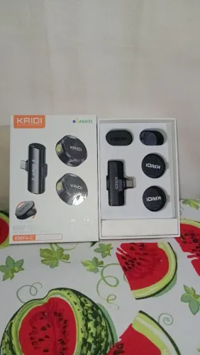 Microfone lapela duplo 
