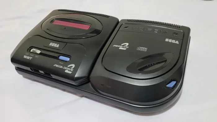 Raridade: Sega Mega Drive 2 + Mega-CD 2 Original Sega + Acessórios