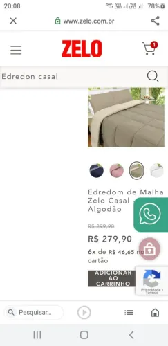 Edredom Casal