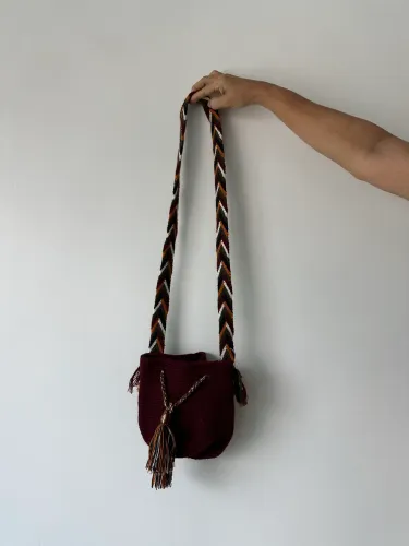Bolsa crochê colombiana 