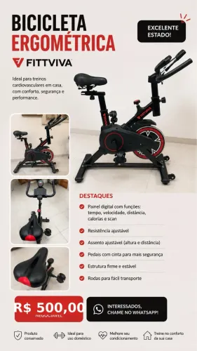 Bicicleta Ergométrica FittViva