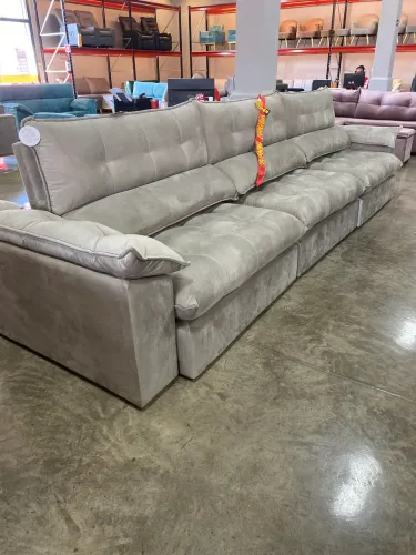 Sofa gigante retratil 4,10m novo embalado