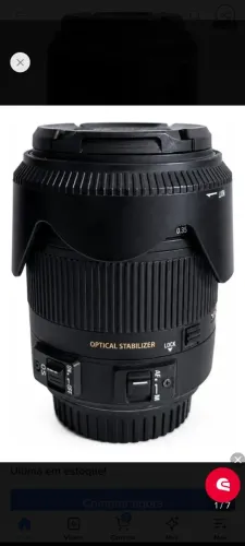 Lente Canon Sigma 18-250