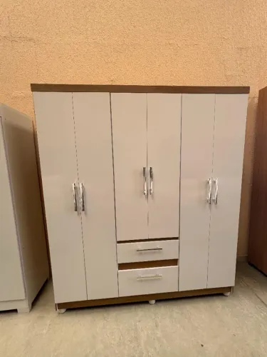 GUARDA ROUPA 100% MDF 6 PORTAS 2 GAVETAS 