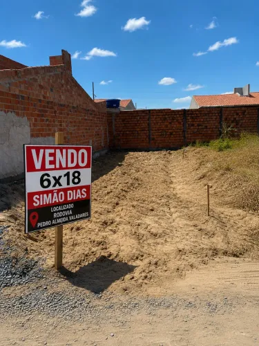 Vendo terreno 6x18