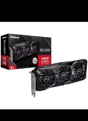 Placa de video rx7600 8gb asrock nova