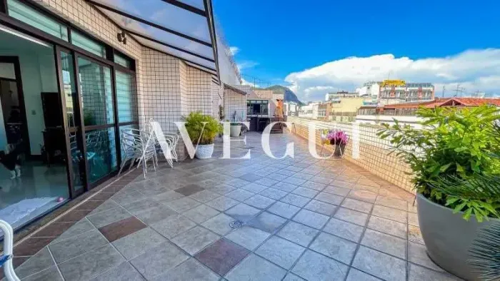 Cobertura Linear com Lazer Privativo em Copacabana | 230 m² | Hidromassagem, Sauna e churr
