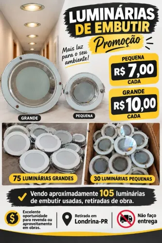 Luminárias  de Teto 