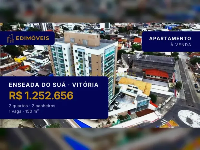 Incrível apartamento em Bento Ferreira com 2 quartos e área externa