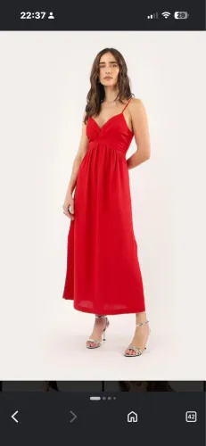 Vestido vermelho princesa