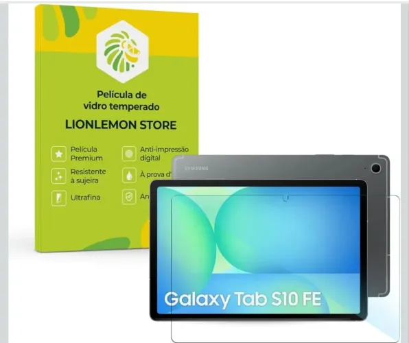 Película de vidro temperado para Galaxy Tab S10 FE, tela 10.9" polegadas - LionLemon Store