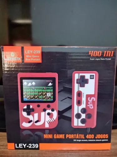 SUP Mini Game + Controle. 400 jogos. Transmite Pra TV Vários jogos clássicos.