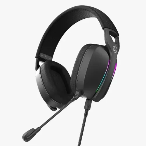 Headset Gamer Rgb Usb Microfone Destacável Nowy Black Vulcan Pcyes *ENTREGA GRÁTIS*
